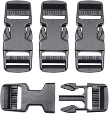Quick Side Release Buckles,Heavy Duty Plastic Snap Buckle Clasps Backpack Clips