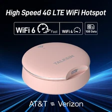 Pink UFO Portable Pocket WiFi: Mobile Hotspot for USA, 1GB Data Included
