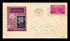 DR JIM STAMPS US COVER CONSTITUTION SESQUICENTENNIAL FDC SCOTT 798 IOOR CACHET