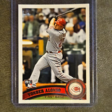Topps 2011 Topps Yonder Alonso Rookie Card #317 Cincinnati Reds MLB. rookie card picture