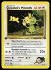 Giovanni's Meowth 43/132 Uncommon 1st Edition Gym Challenge Pokémon Card