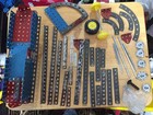 Vintage 1970s Gabriel Erector Set Yellow Case w/ Pieces & Instructions — photo 3