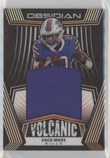 2020 Panini Obsidian Volcanic Material Electric Etch Orange /75 Zack Moss 1i3m