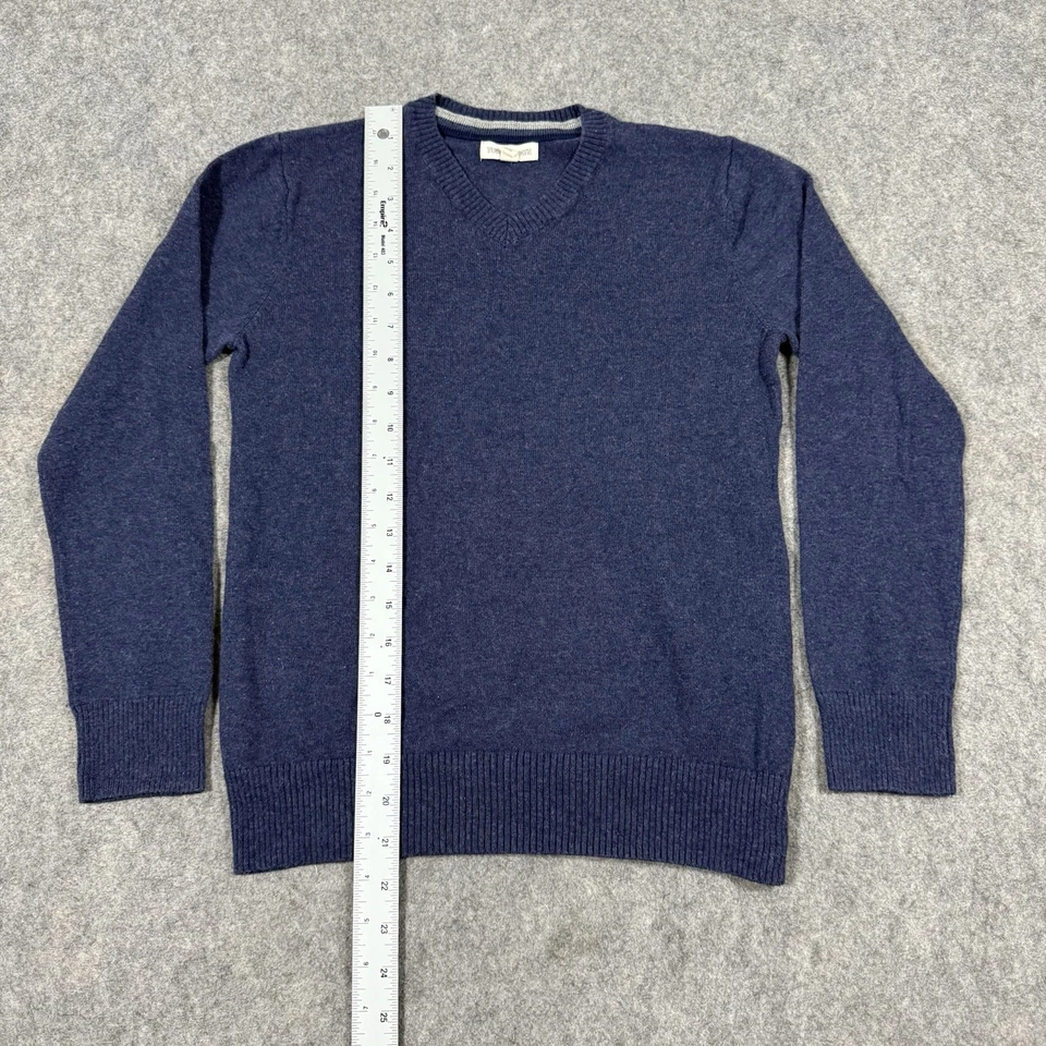 Suéter Tucker+Tate Cuello en V Manga Larga Juvenil/Niño Talla Mediana 8-10 Azul Marino Foto 4 de 4