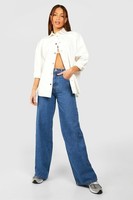 Ladies Tall Basics Boyfriend Jeans UK Brand Slim High Waist Bootcut Denim B824