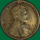 1923-S Lincoln Wheat Cent Very Good VG Coin #34318