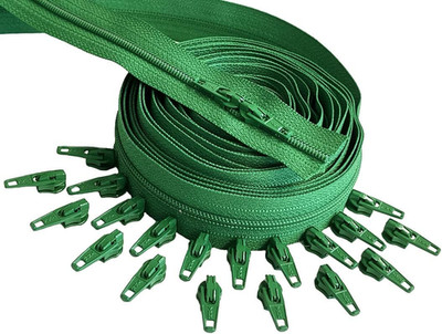 #3  Nylon Coil Continuous Zipper Chain By The Yard Make-A-Zipper 5 Yards with 20