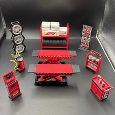 Diorama 8PCS 1/18 Garage Repair Tool Model Set Workshop Scene Model Accessories