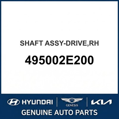 2004-2009 Hyundai Tucson Wellenbaugruppe-Antrieb OEM Neu 495002E200