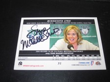SUZIE MCCONNELL-SERIO SIGNED AUTO 2006 WNBA CARD # 31 LYNX