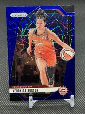 2024 Panini Prizm WNBA Veronica Burton Connecticut Sun Blue Velocity #35