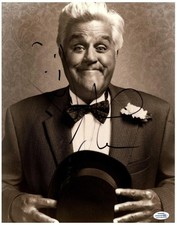 Jay Leno Signed Autographed 11x14 Photo Tonight Shot Late Night Host B&W ACOA