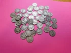 (50) 1944-P MERCURY DIME's 1 ROLL 50 90% SILVER CIRCULATED Mercury Fine-to XFine