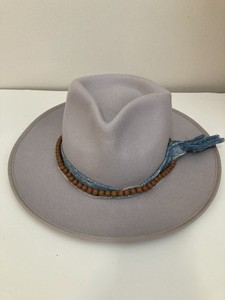 NWT- Wyeth Felt Light Grey Boater Hat NWT- Wyeth Felt Light Grey Boater Hat main image 4