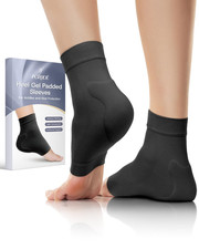 Achilles Tendon Sleeve with Silicone Heel Protector Cushion Pad, Achilles Tendon