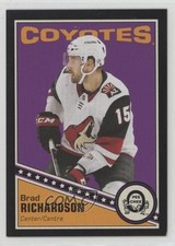 2019-20 O-Pee-Chee Retro Black 34/100 Brad Richardson #454 4c6