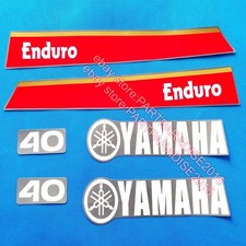 Yamaha 40hk 2 stroke Enduro Utombordare motor dekaler sticker kit E40XMH 66TK