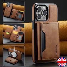 Magnetic Wallet Case For iPhone 16 15 14 13 12 11Pro Max Plus Shockproof Leather