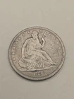 1842 Seated Liberty Silver Half Dollar 50c