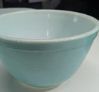 Vintage Pyrex Robins Egg Blue Turquoise Nesting Mixing Bowl 401 Small 1.5 pint