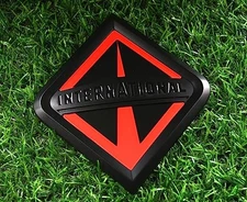 1x Grille International Emblem Truck Front Hood Badge Logo Replacement for 