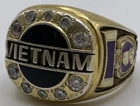 Vintage Sterling Silver Vietnam Republic Of Vietnam Service Ring Sz11 19.1g