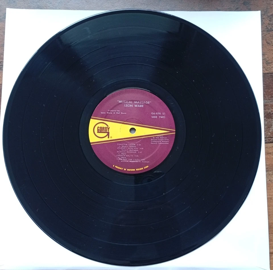 Leon Ware " Musical Massage " Gordy G6-976S1 USA 1976 RARE & TOP ! PLAYS SUPER ! - Bild 4 von 4