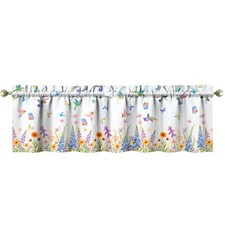 Hummingbird Kitchen Valances Funny Window Over Sink Decor Ideas Small Window ...