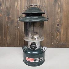 Coleman One Mantle White Gas Lantern Model 286A700 dated 3/1988 ~ Needs Glass