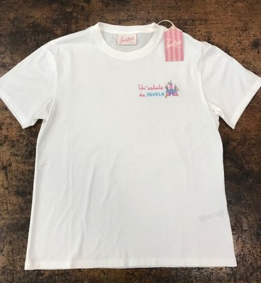 MC2 SAINT BARTH WHITE FAIRYTALE SUMMER T-SHIRT