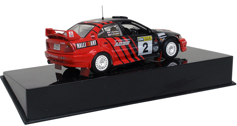 MITSUBISHI Lancer Evolution VI miniature IXOMODELS 1/43 finition premium de collection