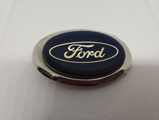Vintage Ford Motor Company Oval Belt Buckle Silver Tone by RJ Roberts USA