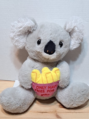 Midwood Koala I Only Have Fries For You Plush Stuffed Animal 10'' Valentine's Day