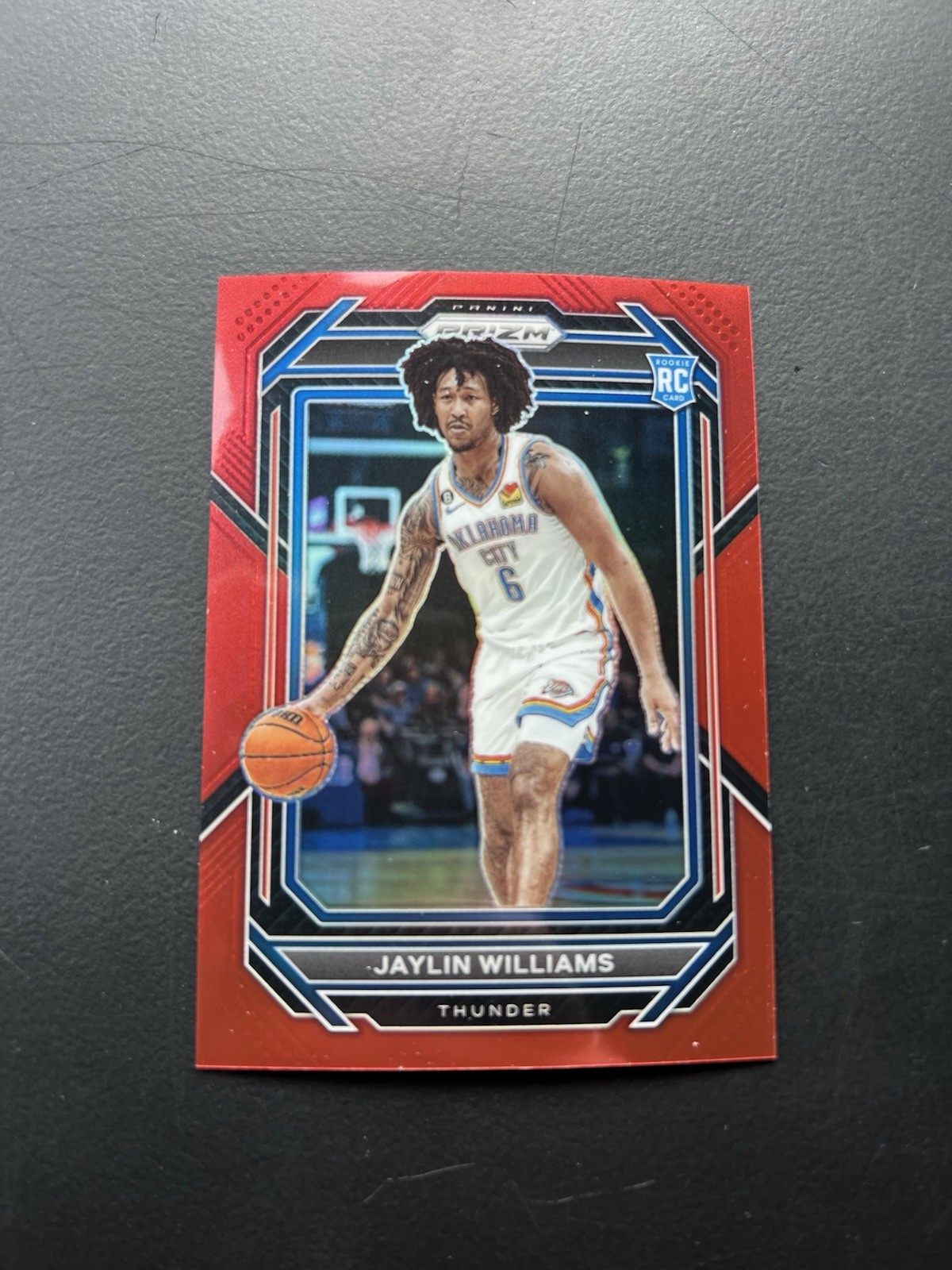 2022-23 Panini Prizm Red /299 SP Prizm Jaylin Williams #247 Rookie RC