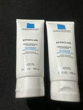 La Roche- Posay Effaclar Medicated Gel Cleanser 3.4 oz Exp .2/28 Lot of 2