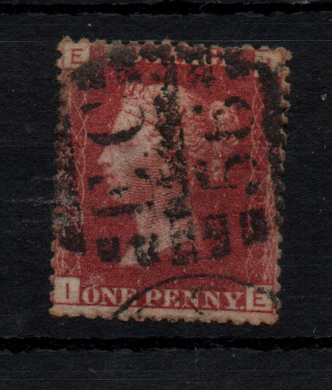 GB QV 1d red SG43 Plate 219 fine used WS46593