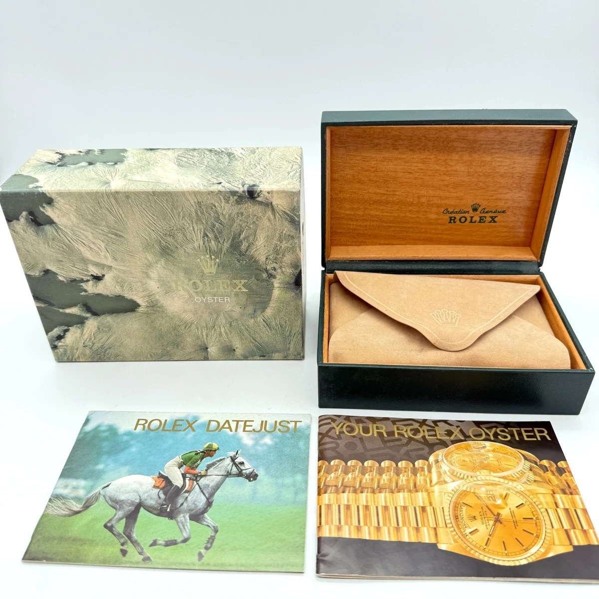 Rolex Watch Boxes & Wooden 1990-1999 Year Manufactured Cases for