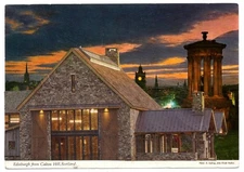 Mail Art David Greenberger "Settling in for the Evening" collaged postcard 2025