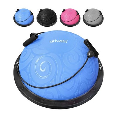 Ativafit Balance Ball Half Exercise Trainer Light Blue | eBay