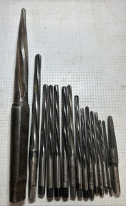 Lot of ST Taper Bridge Reamer Shank w/Helical Flutes Construction