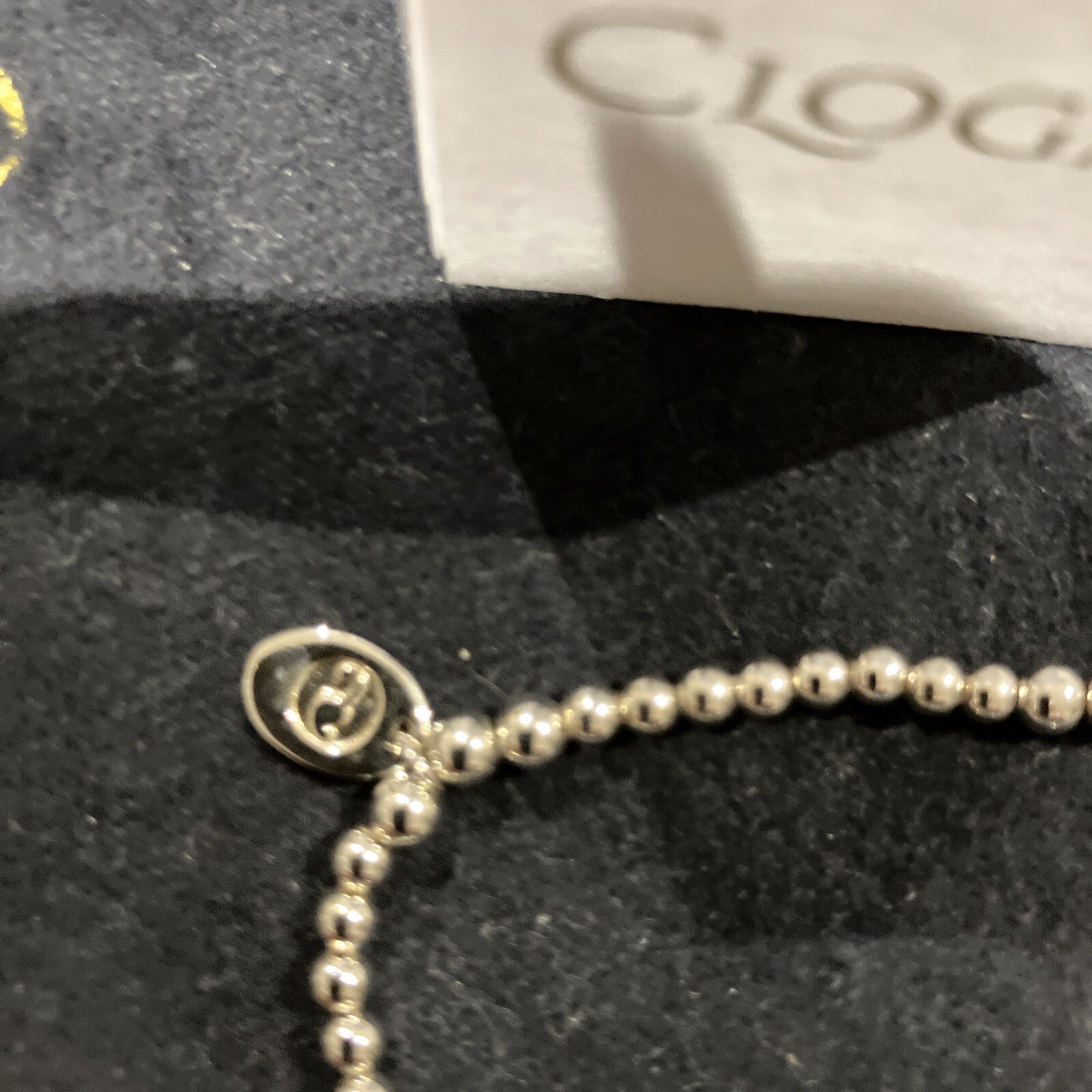 Clogau Silver Bracelet , Affinity Bead Welsh Rose Gold, Boxed , Unworn