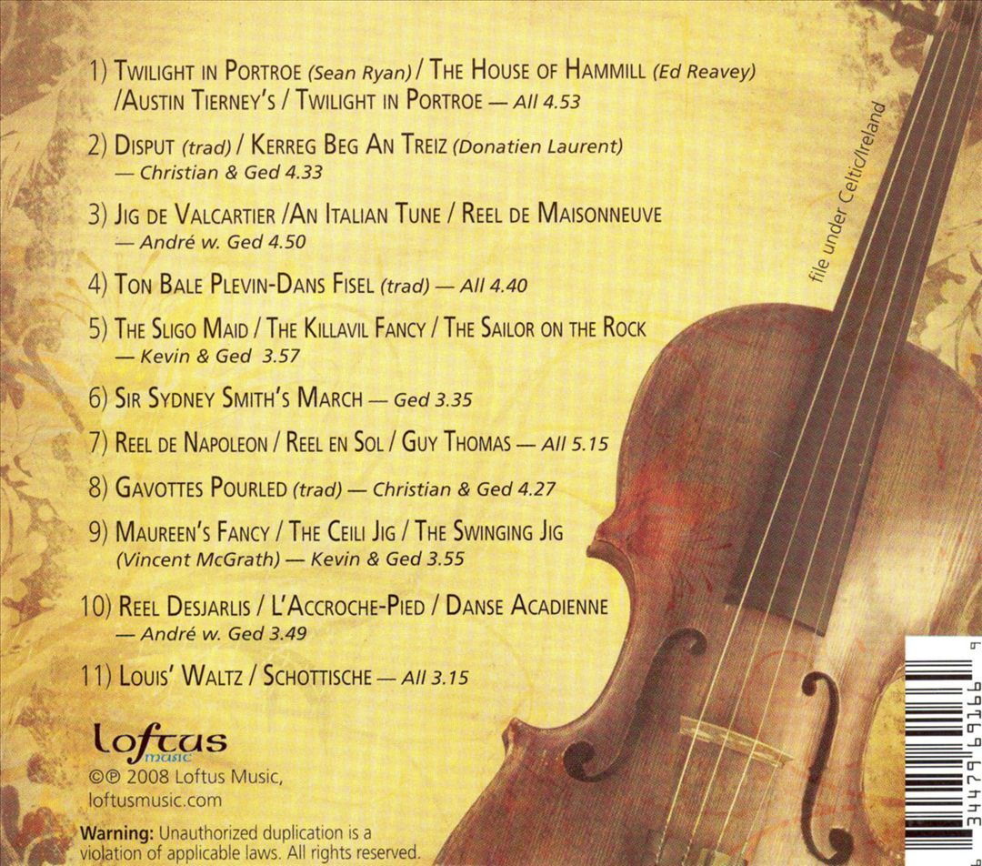 Celtic Fiddle Festival Equinoxe Brand New CD Album  