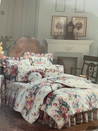 Zu Hause bei Martha Stewart STOFF METERWARE Lux Perkal 3 Meter Landhaus Blumenmuster - Bild 8 von 8