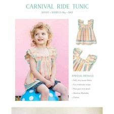 NWT Girls Matilda Jane Dream Chasers Carnival Ride Tunic Size 2 NEW
