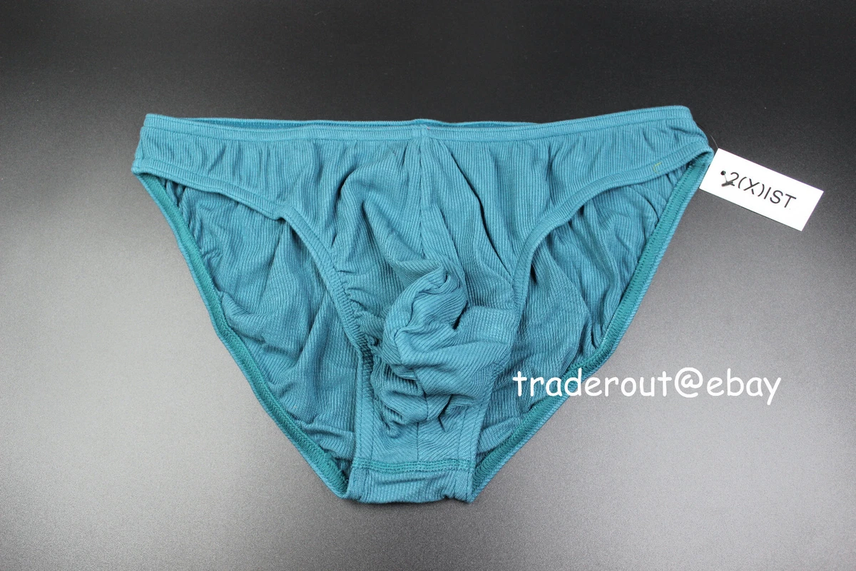 2(X)ist 2xist men Coral blue Modal Rib hip bikini underwear size S M