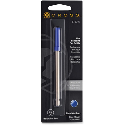 Cross Slim  Blue Medium Point Refill Fits Click  Ballpoint New In Pack  8783-5