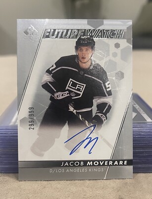 2022-23 SP Authentic Future Watch Auto #162 Jacob Moverare RC #/999  LA KINGS