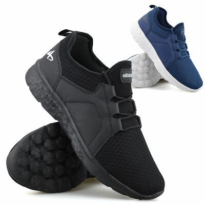 Herren Freizeit Schnürschuhe Wandern Laufen Joggen Fitnessstudio Sport Arbeit Turnschuhe Schuhe Größe