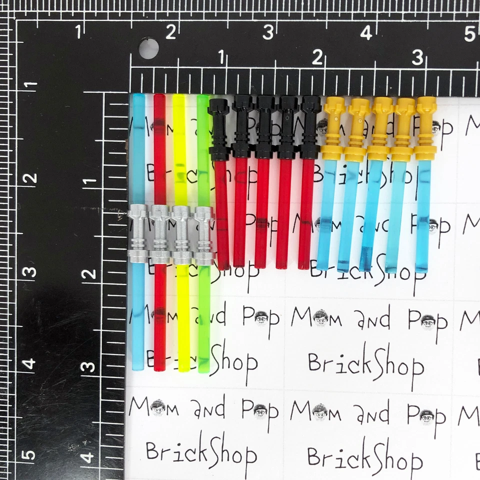 LEGO Lightsaber Star Wars Paquete de 14x - Yoda Luke Vader Maul Jedi Sith Espada Lote Foto 3 de 3