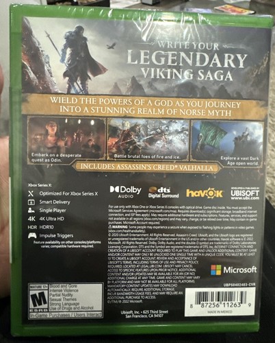 Assassin's Creed Valhalla: Dawn of Ragnarok Edition | Xbox 1 One Series X Seal - Picture 2 of 2